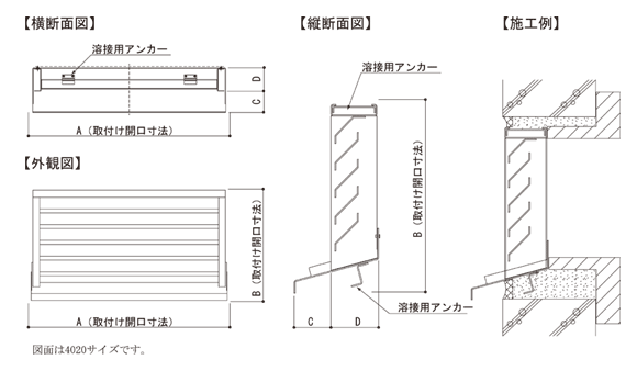 FR-A型/FR-S型/FR-SUS型図面