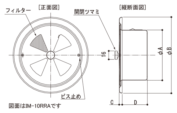 IM-RRA型図面